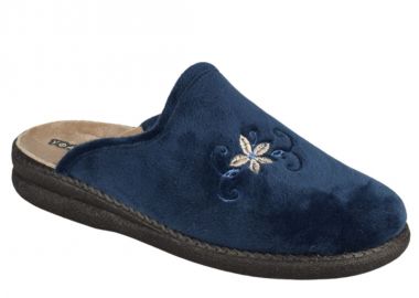 Παντόφλες γυναικείες | Υφασμάτινες | Υφαντίδης | 254624 | Μπλε - Υφαντίδης - 